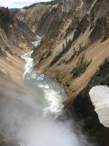 Grand Canyon of the Yellowstone River, from Lower Falls